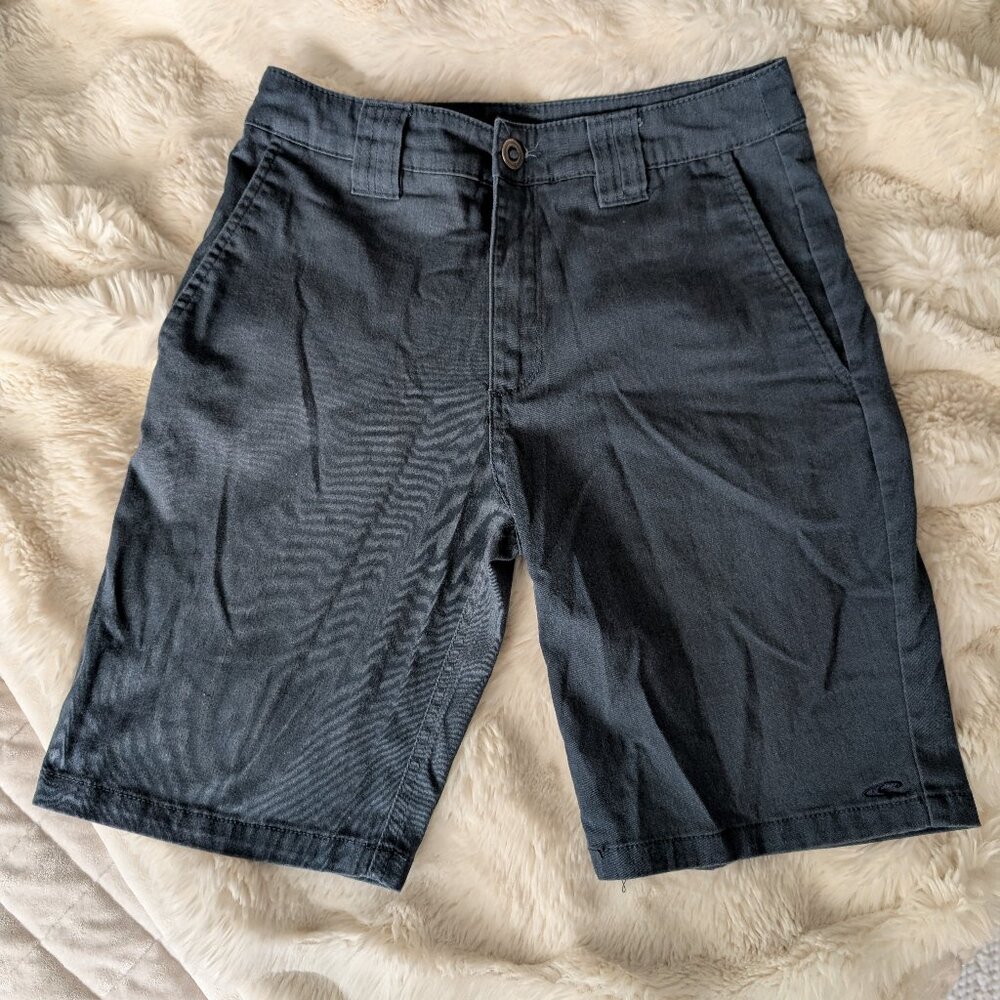 O’Neill Men’s Chino Shorts – Size 28 (Gray/Charcoal)